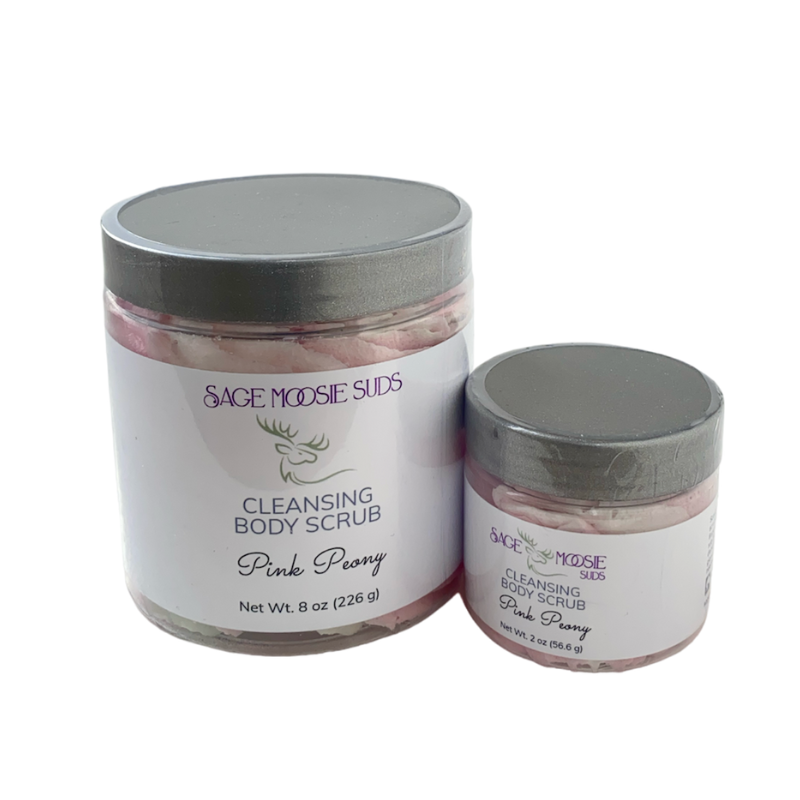 Pink Peony Cleansing Body Scrub